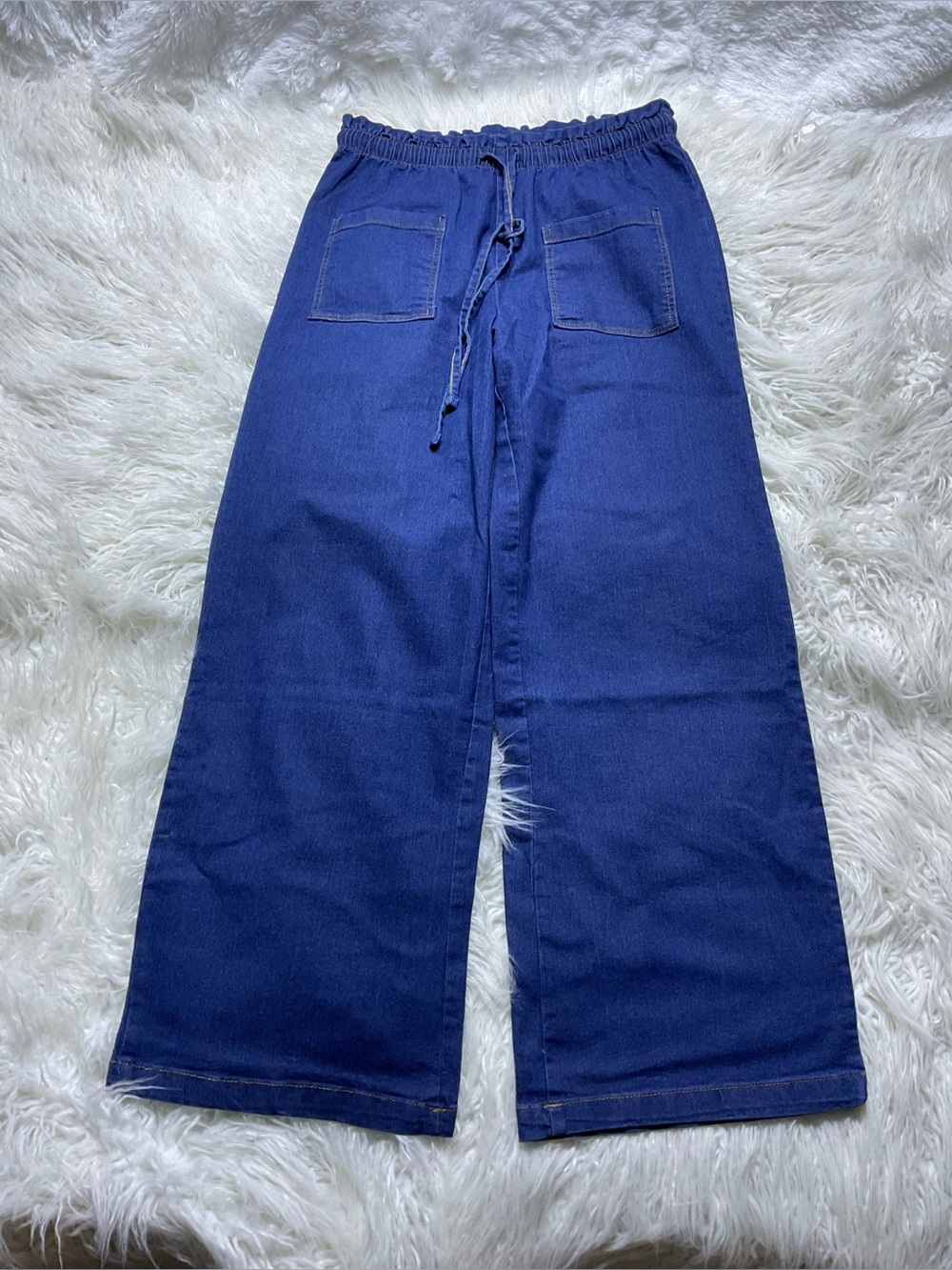Bebe High Rise Wide Leg Jeans